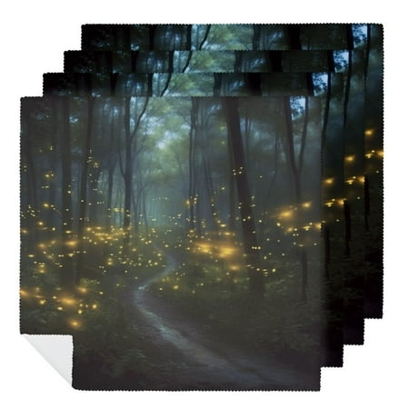 Facannap Fireflies Polyester Cloth Napkins for Party Dinner Decoration Home Decor - Set of 4 2 PCS
Facannap Fireflies Polyester Cloth Napkins for Party Dinner Decoration Home Decor - Set of 4 2 PCS