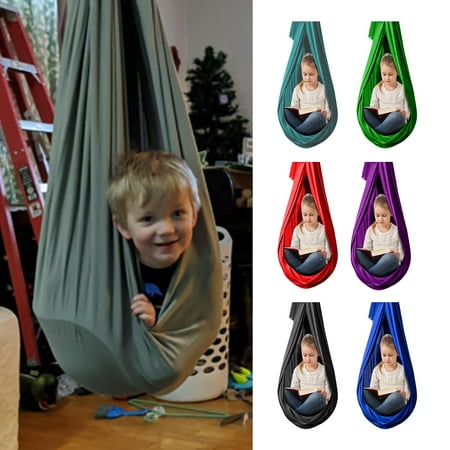 Fogcroll Therapy Swing Comfortable High Elasticity Nylon Indoor Outdoor Kids with Special Needs Yoga Hammock for Home
Fogcroll Therapy Swing Comfortable High Elasticity Nylon Indoor Outdoor Kids with Special Needs Yoga Hammock for Home