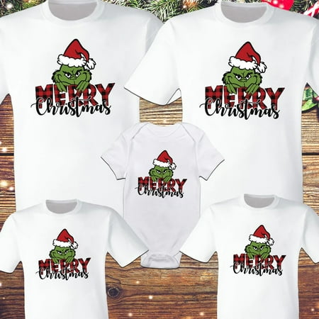 Dr. Seuss Grinch Graphic Pattern T-Shirt Christmas Gift Tops Tees For The Family Women And Men Short Sleeve Casual Tees
Dr. Seuss Grinch Graphic Pattern T-Shirt Christmas Gift Tops Tees For The Family Women And Men Short Sleeve Casual Tees