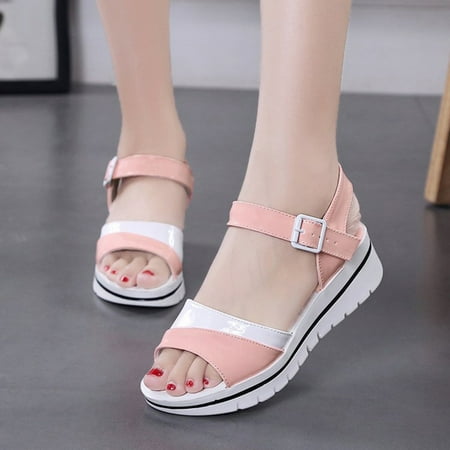 Aayomet Summer Sandals for Women Women Shoes Thick Sole Loose Color Blocking Thick Sole Women Sandals Middle Heel Wedge Heels Pink 8.5
Aayomet Summer Sandals for Women Women Shoes Thick Sole Loose Color Blocking Thick Sole Women Sandals Middle Heel Wedge Heels Pink 8.5