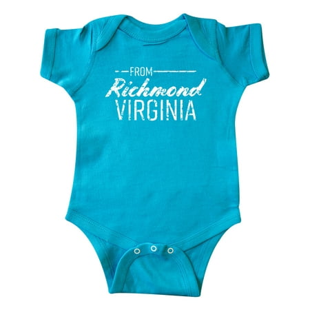 Inktastic From Richmond Virginia in White Distressed Text Gift Baby Boy or Baby Girl Bodysuit
Inktastic From Richmond Virginia in White Distressed Text Gift Baby Boy or Baby Girl Bodysuit
