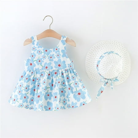 Hunpta Toddler Girls Sleeveless Bowknot Dresses Infant Floral Printed Princess Dress Hat Outfits
Hunpta Toddler Girls Sleeveless Bowknot Dresses Infant Floral Printed Princess Dress Hat Outfits
