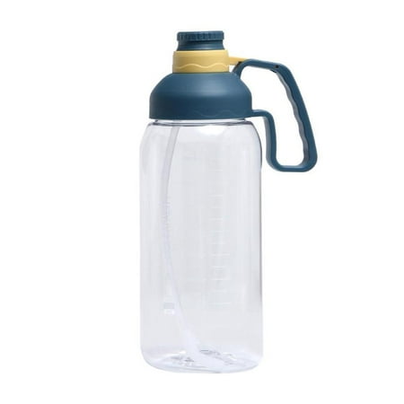 Rainbow 1800ml Water Bottle with Time-Marked and Straw Wide Mouth Water Cups for Men Women Leakproof Water Bottle with Handle No.2
Rainbow 1800ml Water Bottle with Time-Marked and Straw Wide Mouth Water Cups for Men Women Leakproof Water Bottle with Handle No.2
