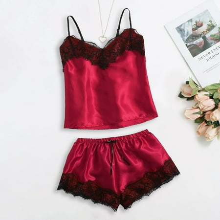 Idoravan Womens Nightgown Chemise Sleeveless Sleepwear Full Slip Lace V-neck Lingerie Sets
Idoravan Womens Nightgown Chemise Sleeveless Sleepwear Full Slip Lace V-neck Lingerie Sets