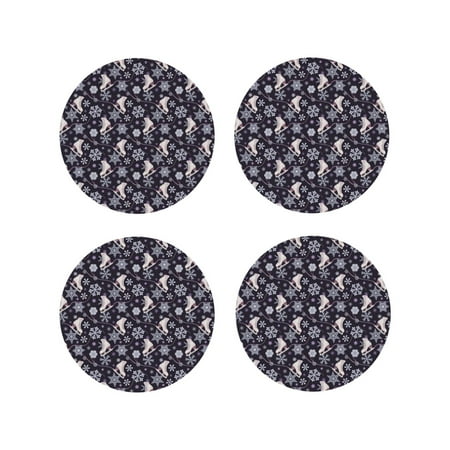 Honeii Elegant ice skates snowflakes A Print Leather Coaster Set of 4 Ideal for Safeguarding Your Furniture from Drinks Spills and Effortless Cleanup-Round Shape
Honeii Elegant ice skates snowflakes A Print Leather Coaster Set of 4 Ideal for Safeguarding Your Furniture from Drinks Spills and Effortless Cleanup-Round Shape