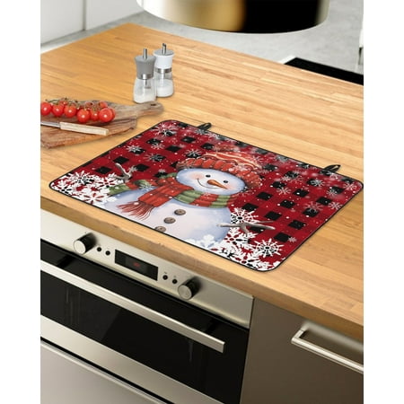 Red Snowman Christmas Stove Top Covers for Electric Stove Heat Insulation Fireproof Glass Cooktop Cover Counter Top Glass Stove Cover 24 x21 Xmas Winter Snowflake Red Black Plaid
Red Snowman Christmas Stove Top Covers for Electric Stove Heat Insulation Fireproof Glass Cooktop Cover Counter Top Glass Stove Cover 24 x21 Xmas Winter Snowflake Red Black Plaid