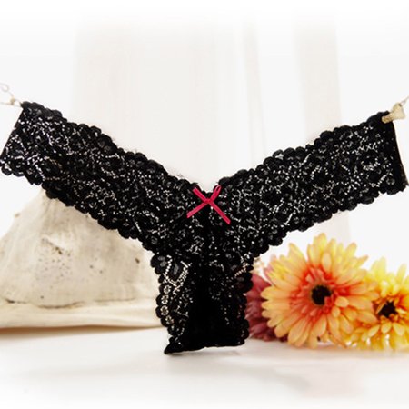 YXGla Sexy Women Lace Bowknot Panties See-through Briefs Underwear Thongs G-String
YXGla Sexy Women Lace Bowknot Panties See-through Briefs Underwear Thongs G-String