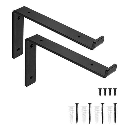 ANAJOY Clearance Sale 2pcs Wall Mounted Floating L Shape Table Iron Shelf Bracket With Screws Corner
ANAJOY Clearance Sale 2pcs Wall Mounted Floating L Shape Table Iron Shelf Bracket With Screws Corner
