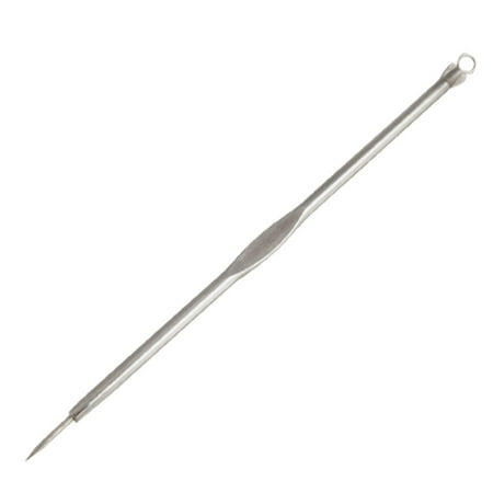 Silver Tone Slim Metal Acne Removal Pimple Remover Extractor Needle