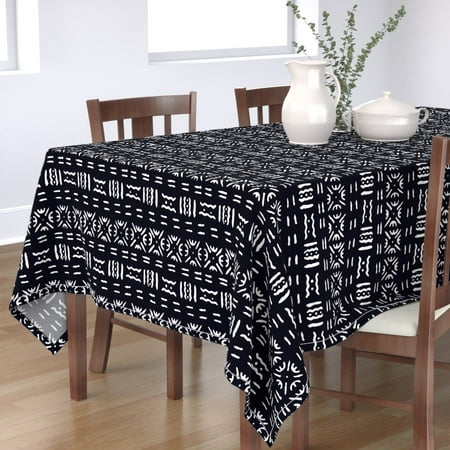 Cotton Sateen Tablecloth 70 x 90 - Mudcloth Black White Boho Western Geometric Stripe Print Custom Table Linens by Spoonflower
Cotton Sateen Tablecloth 70 x 90 - Mudcloth Black White Boho Western Geometric Stripe Print Custom Table Linens by Spoonflower