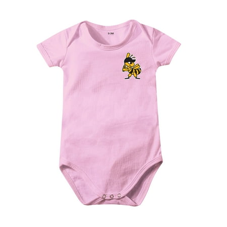 ZRBYWB Summer Solid Color Cartoon Bee Baseball Print Boys Girls Romper Short Sleeve Baby Playsuit For 0 To 24 Months Baby
ZRBYWB Summer Solid Color Cartoon Bee Baseball Print Boys Girls Romper Short Sleeve Baby Playsuit For 0 To 24 Months Baby