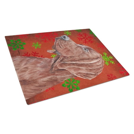 Caroline s Treasures Redbone Coonhound Red Snowflakes Holiday Glass Cutting Board Large Size
Caroline s Treasures Redbone Coonhound Red Snowflakes Holiday Glass Cutting Board Large Size