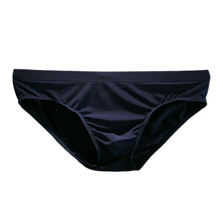 HEVIRGO Men Briefs Ice Silk Low Waist Solid Color Ultra Thin Seamless Quick Dry Underpants Panties Underwear for Daily Wear
HEVIRGO Men Briefs Ice Silk Low Waist Solid Color Ultra Thin Seamless Quick Dry Underpants Panties Underwear for Daily Wear
