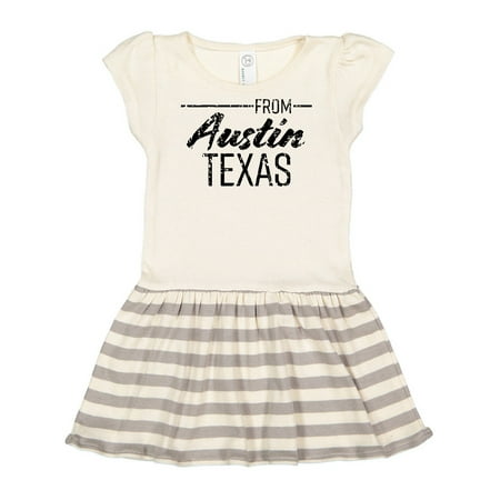 Inktastic From Austin Texas in Black Distressed Text Gift Toddler Girl Dress
Inktastic From Austin Texas in Black Distressed Text Gift Toddler Girl Dress