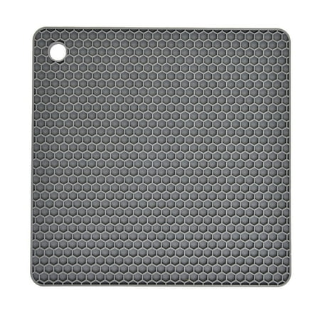 GYZEE Square Silicone Mat Non-Slip Heat Resistant Kitchen Pot Bowl Mat Table Placemat grey
GYZEE Square Silicone Mat Non-Slip Heat Resistant Kitchen Pot Bowl Mat Table Placemat grey