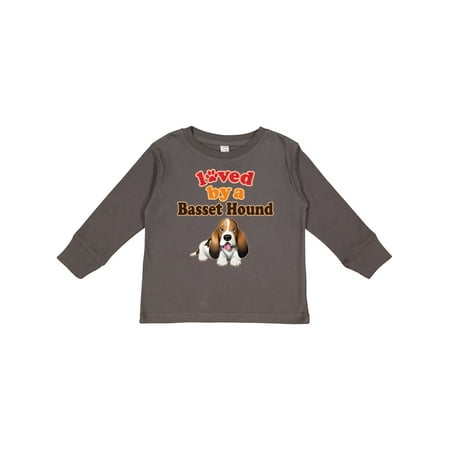 Inktastic Basset Hound Dog Lover Gift Gift Toddler Boy or Toddler Girl Long Sleeve T-Shirt