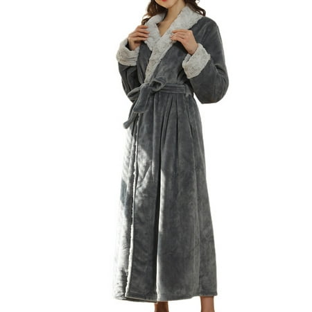 Homegro Women s Flannel Long Bath Robe Fleece Fuzzy Plush Bathrobe Full Length Winter Warm Pocket Grey Medium
Homegro Women s Flannel Long Bath Robe Fleece Fuzzy Plush Bathrobe Full Length Winter Warm Pocket Grey Medium