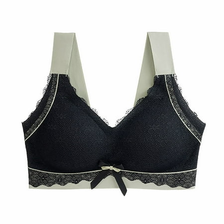 JGGSPWM Women s Sexy Bra Ultra-thin Cup No Steel RingUnderwear Gathered Sleep Bra Black XXXXXL
JGGSPWM Women s Sexy Bra Ultra-thin Cup No Steel RingUnderwear Gathered Sleep Bra Black XXXXXL