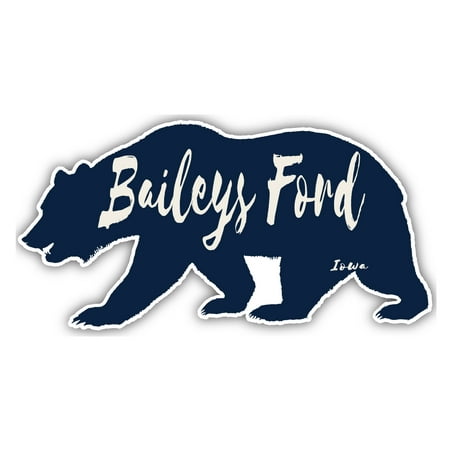 Baileys Ford Iowa Souvenir 3x1.5-Inch Fridge Magnet Bear Design