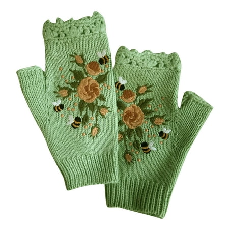 Dadaria Winter Gloves Winter Warm Leisure Knitted Gloves Warm Gloves Knitted Half-finger Wool Gloves Multicolor Women
Dadaria Winter Gloves Winter Warm Leisure Knitted Gloves Warm Gloves Knitted Half-finger Wool Gloves Multicolor Women