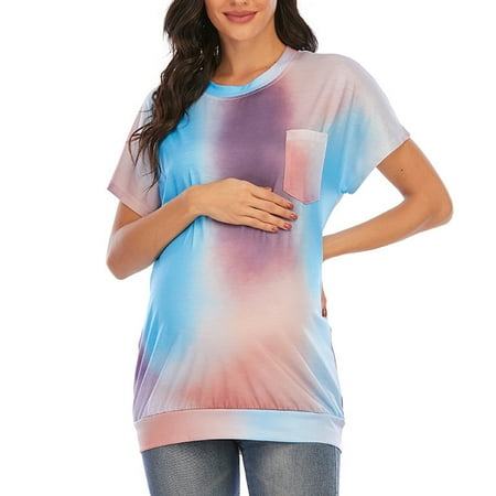 asdoklhq Maternity Clothes for Women Clearance Women Maternity Pregnancy Pocket T-Shirt Tie-Dye Tops Blouse Casual Clothes
asdoklhq Maternity Clothes for Women Clearance Women Maternity Pregnancy Pocket T-Shirt Tie-Dye Tops Blouse Casual Clothes