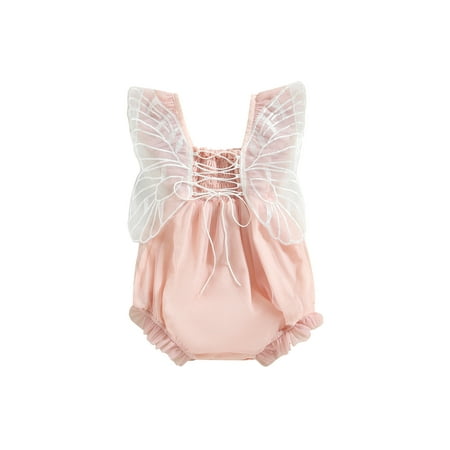 Luckinbaby Baby Girls Romper Fly Sleeve Embroidery Butterfly Pleated Lacing Summer Bodysuit
Luckinbaby Baby Girls Romper Fly Sleeve Embroidery Butterfly Pleated Lacing Summer Bodysuit