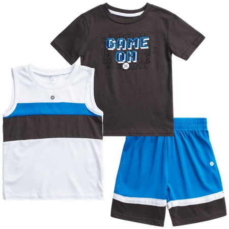 RBX Baby Boy s Active Shorts Set - Short Sleeve T-Shirt Tank Top and Shorts Performance Playwear Set (Toddler)
RBX Baby Boy s Active Shorts Set - Short Sleeve T-Shirt Tank Top and Shorts Performance Playwear Set (Toddler)