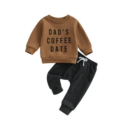 Blotona Toddler Boys Fall Winter Clothes 6M 12M 2T 3T Infant Baby Boys Letter Crew Neck Long Sleeve Sweatshirt Pullover Top Drawstring Pants Sets 2Pcs
Blotona Toddler Boys Fall Winter Clothes 6M 12M 2T 3T Infant Baby Boys Letter Crew Neck Long Sleeve Sweatshirt Pullover Top Drawstring Pants Sets 2Pcs