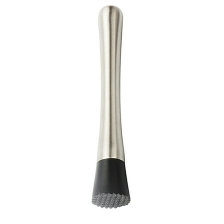 Cocktail Muddler Stainless Steel Swizzle Stick Ice Crusher Plastic End Bar Club Bartending Supplies
Cocktail Muddler Stainless Steel Swizzle Stick Ice Crusher Plastic End Bar Club Bartending Supplies