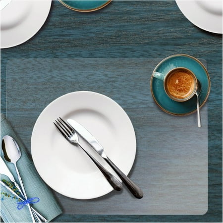 Desktex Anti-slip Polycarbonate Place Mat Dining - 12 Length x 18 Width - Rectangle - Polycarbonate - Crystal Clear
Desktex Anti-slip Polycarbonate Place Mat Dining - 12 Length x 18 Width - Rectangle - Polycarbonate - Crystal Clear