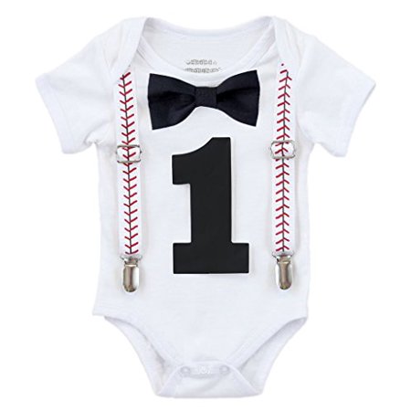 Noah s Boytique Baby Boy First Birthday Outfit Baseball Theme Party Shirt Black Bow Black Number One 18-24 Months
Noah s Boytique Baby Boy First Birthday Outfit Baseball Theme Party Shirt Black Bow Black Number One 18-24 Months