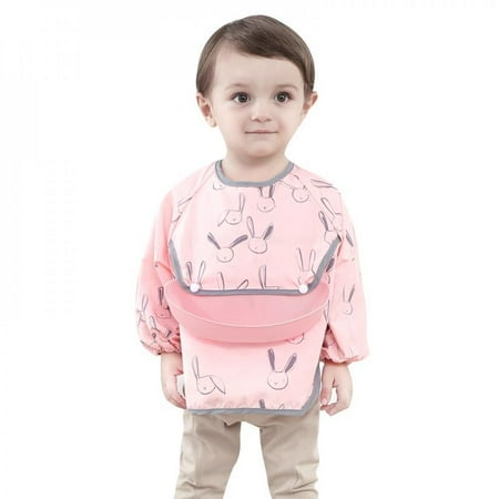 Toddler Girls Clothes New Baby Bib Short Sleeve Toddler Bib Smock 1-3 Years Waterproof Washable Stain And Odor Resistant
Toddler Girls Clothes New Baby Bib Short Sleeve Toddler Bib Smock 1-3 Years Waterproof Washable Stain And Odor Resistant