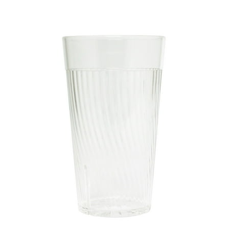 16 Oz. Polycarbonate Belize Tumbler Clear Pack of 6 2 packs