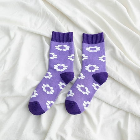 CHGBMOK Christmas Deals Winter Women Coral Fleece Socks Middle Tube Cute Flowers Terry Stocking Great Gifts for Less
CHGBMOK Christmas Deals Winter Women Coral Fleece Socks Middle Tube Cute Flowers Terry Stocking Great Gifts for Less