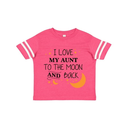 Inktastic I Love My Aunt to the Moon and Back Gift Toddler Boy or Toddler Girl T-Shirt
Inktastic I Love My Aunt to the Moon and Back Gift Toddler Boy or Toddler Girl T-Shirt