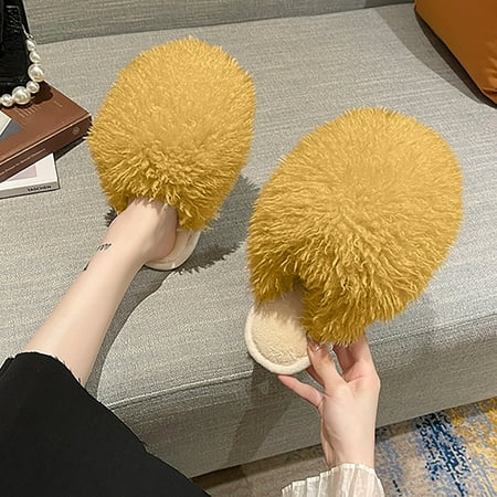 YOTAMI Womens Sandals Women s Home Slippers Comfort Interior Plush Covered Flat Slippers Yellow
YOTAMI Womens Sandals Women s Home Slippers Comfort Interior Plush Covered Flat Slippers Yellow