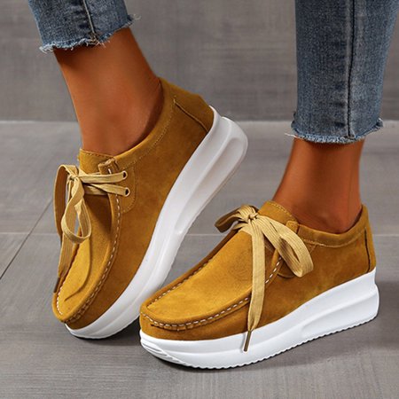 Egmy Women S Single Shoes Solid Color Thick-Soled Flat Wedges Casual Students Shoes
Egmy Women S Single Shoes Solid Color Thick-Soled Flat Wedges Casual Students Shoes
