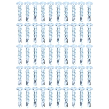 2024 50Pcs Self Drilling Screw Cross Carbon Steel 4.2x19mm Fastener Set Kit for Repair Roud Head
2024 50Pcs Self Drilling Screw Cross Carbon Steel 4.2x19mm Fastener Set Kit for Repair Roud Head