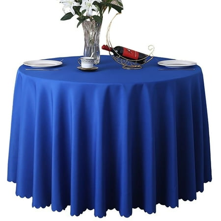 2 Pack Round Tablecloth Solid Color Polyester Circle Table Protector Washable No Pilling Table Cover For Hotel Wedding Party Banquet Business-Royal Blue-3.8m
2 Pack Round Tablecloth Solid Color Polyester Circle Table Protector Washable No Pilling Table Cover For Hotel Wedding Party Banquet Business-Royal Blue-3.8m