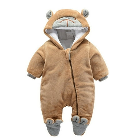 LBECLEY Rompers Baby Boy Baby Girl Boy Cute Cartoon Bear Ear Fleece Coat Footed Hooded Zipper Romper Warm Romper Jumpsuit Jacket Outwear Outfits Fleece Jumpsuit Boys 12 Month Brown 66
LBECLEY Rompers Baby Boy Baby Girl Boy Cute Cartoon Bear Ear Fleece Coat Footed Hooded Zipper Romper Warm Romper Jumpsuit Jacket Outwear Outfits Fleece Jumpsuit Boys 12 Month Brown 66