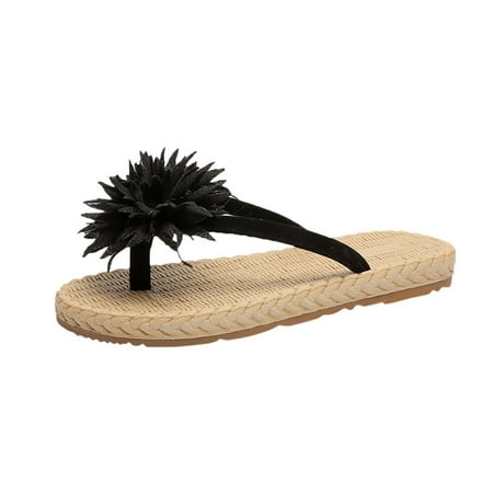 Juebong Women s Fashion Flip-Flops Flat Shoes Outdoor Indoor Flower Slipper Sandal Lightweight Slides Black 4.5
Juebong Women s Fashion Flip-Flops Flat Shoes Outdoor Indoor Flower Slipper Sandal Lightweight Slides Black 4.5