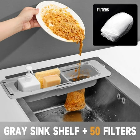 Alexsix Kitchen Sink Drain Rack Retractable With Disposable Filter Net for Home Kitchen
Alexsix Kitchen Sink Drain Rack Retractable With Disposable Filter Net for Home Kitchen
