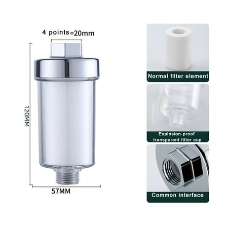 Lierteer Shower Filter Home Bathroom Shower Faucet Purification Water Nozzle Universal
Lierteer Shower Filter Home Bathroom Shower Faucet Purification Water Nozzle Universal