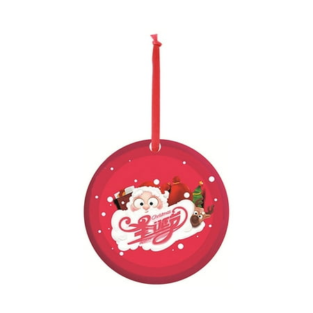 VerPetridure Delicate Iron Art Christmas Pendant Merry Christmas Tree Hanging Pendant Decor