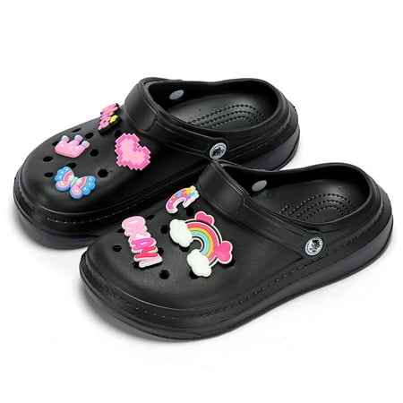 YUWOZIZ Women s Garden Clogs Thick Sole EVA Platform Clogs Lightweight Adjustable Slide Quick Drying Summer Beach Pool Water Shoes Black 4243
YUWOZIZ Women s Garden Clogs Thick Sole EVA Platform Clogs Lightweight Adjustable Slide Quick Drying Summer Beach Pool Water Shoes Black 4243
