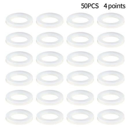 Mingyiq 50 Pack Shower Head Washers Rubber Washers Seals Hose Washer Seal