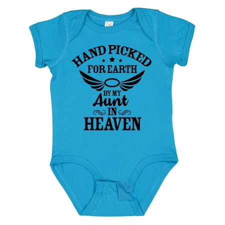 Inktastic Handpicked for Earth by My Aunt in Heaven with Angel Wings Gift Baby Boy or Baby Girl Bodysuit
Inktastic Handpicked for Earth by My Aunt in Heaven with Angel Wings Gift Baby Boy or Baby Girl Bodysuit