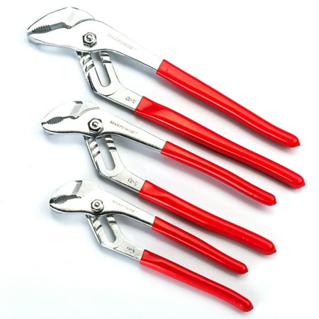 MAXPOWER 3-piece Groove Joint Tongue and Groove Pliers