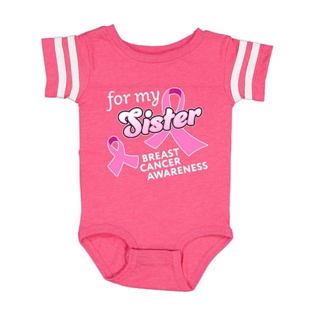 Inktastic For My Sister - Breast Cancer Awareness Gift Baby Boy or Baby Girl Bodysuit
Inktastic For My Sister - Breast Cancer Awareness Gift Baby Boy or Baby Girl Bodysuit