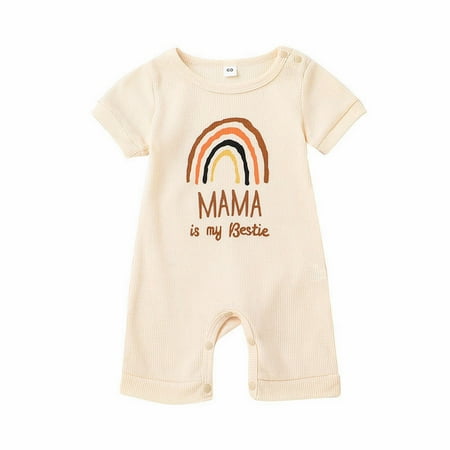 Toddler Girls Bodysuits Rainbow Printed Playsuit Short Sleeve 0-36 M Daily Kids Children Infant Clothes Cartoon Trendy Soft Cute Outwear Streetwear Spring Summer Rompers Jumpsuits
Toddler Girls Bodysuits Rainbow Printed Playsuit Short Sleeve 0-36 M Daily Kids Children Infant Clothes Cartoon Trendy Soft Cute Outwear Streetwear Spring Summer Rompers Jumpsuits